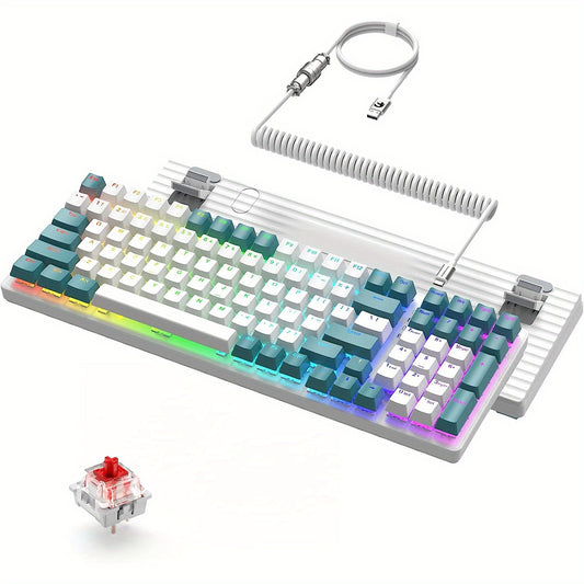 Gaming Keyboard RGB Blacklit K3 PRO Mechanical Gaming Keyboard | 100 Key With Number Pad