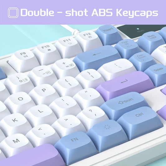 MageGee GK980 Pro 96% RGB Gaming Keyboard - 98-Key Compact Design, Rainbow Backlit