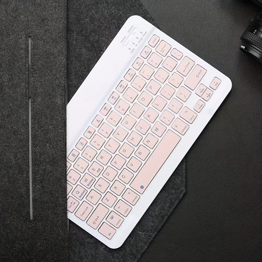 Ultra-thin Wireless Keyboard, Rechargeable Portable Wireless Keyboard, Scissor Keys