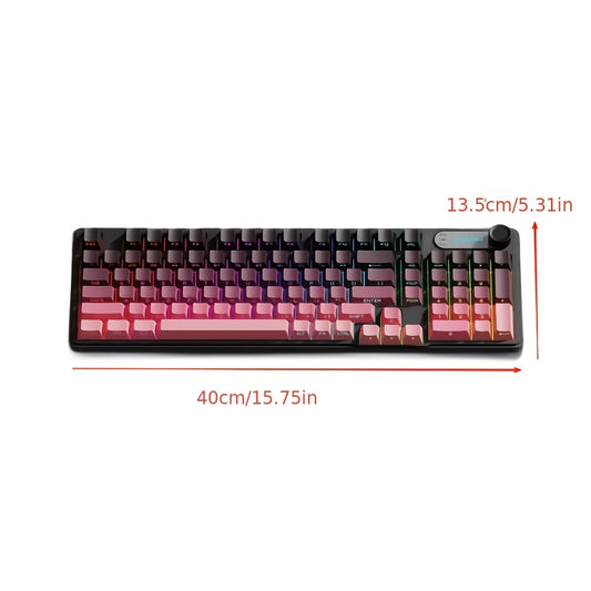 RGB Gaming Keyboard EWEADN V102 RGB Wired Gaming Keyboard - 99-Key Silent Mechanical-like Switches
