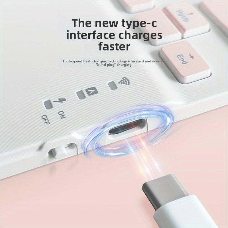 For Ipad, Tablet, Phone, Office, Universal Three System Wireless Touch, Touch, Wireless Keyboard