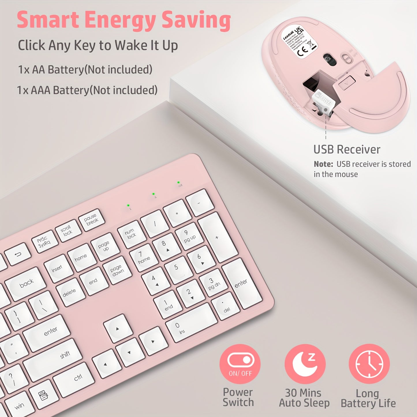 Wireless Keyboard Mouse Set Keyboard And Mouse Set Business Office Home Keyboard Laptop Desktop Computer Universal