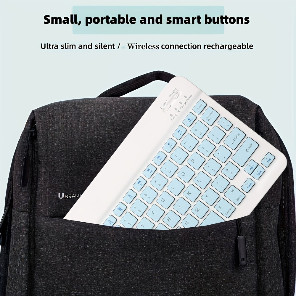 Keyboard for Tablet Android iOS Windows Wireless Keyboard And mouse, Gaming Keyboard 78-Key Silent Ultra-Thin Keyboard for iPad Phone