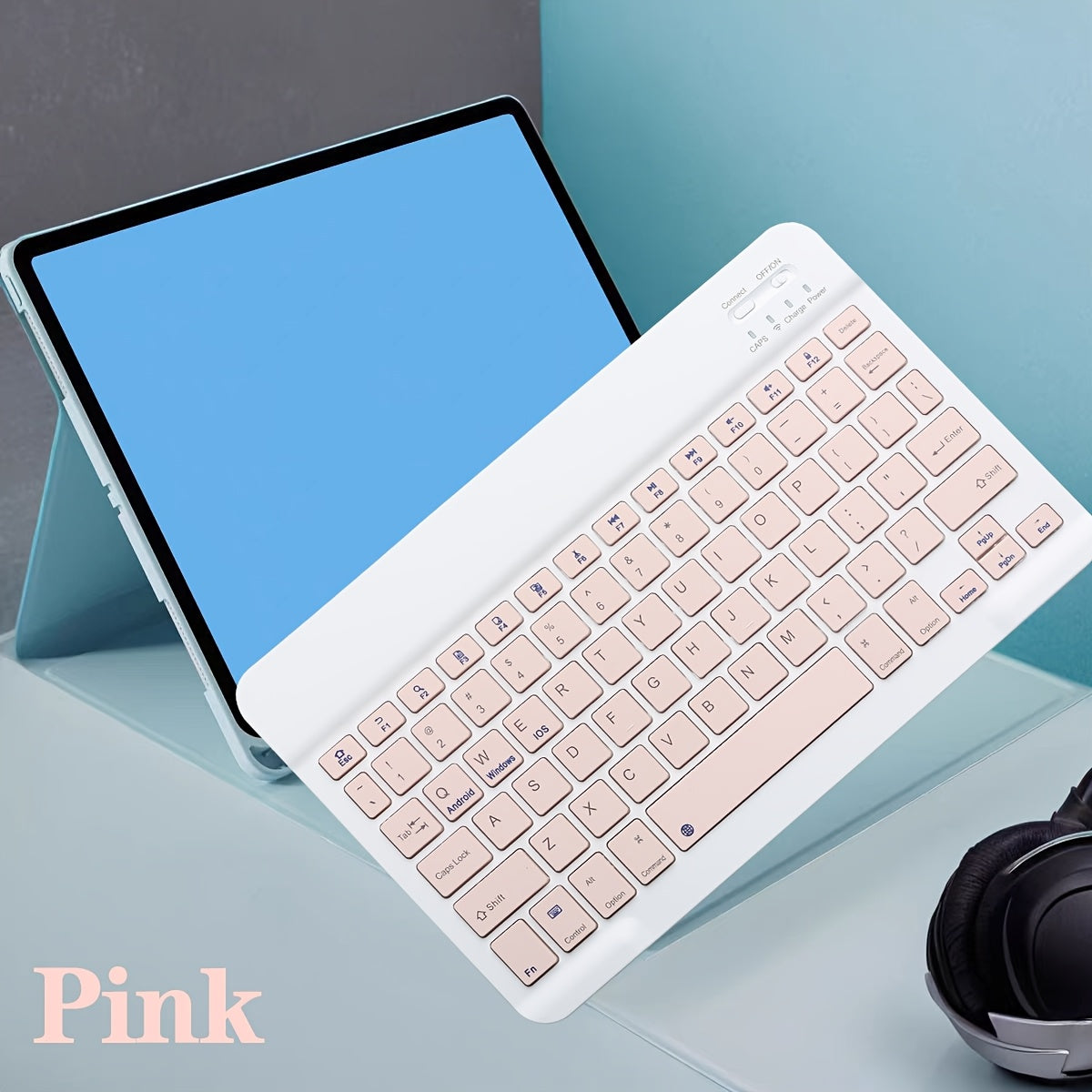 Keyboard for Tablet Android iOS Windows Wireless Keyboard And mouse, Gaming Keyboard 78-Key Silent Ultra-Thin Keyboard for iPad Phone