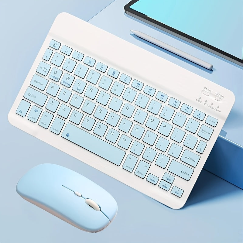 Ultra Thin Wireless Keyboard Portable Mini Keyboard Suitable for Tablets, Ipads, Mobile Phones