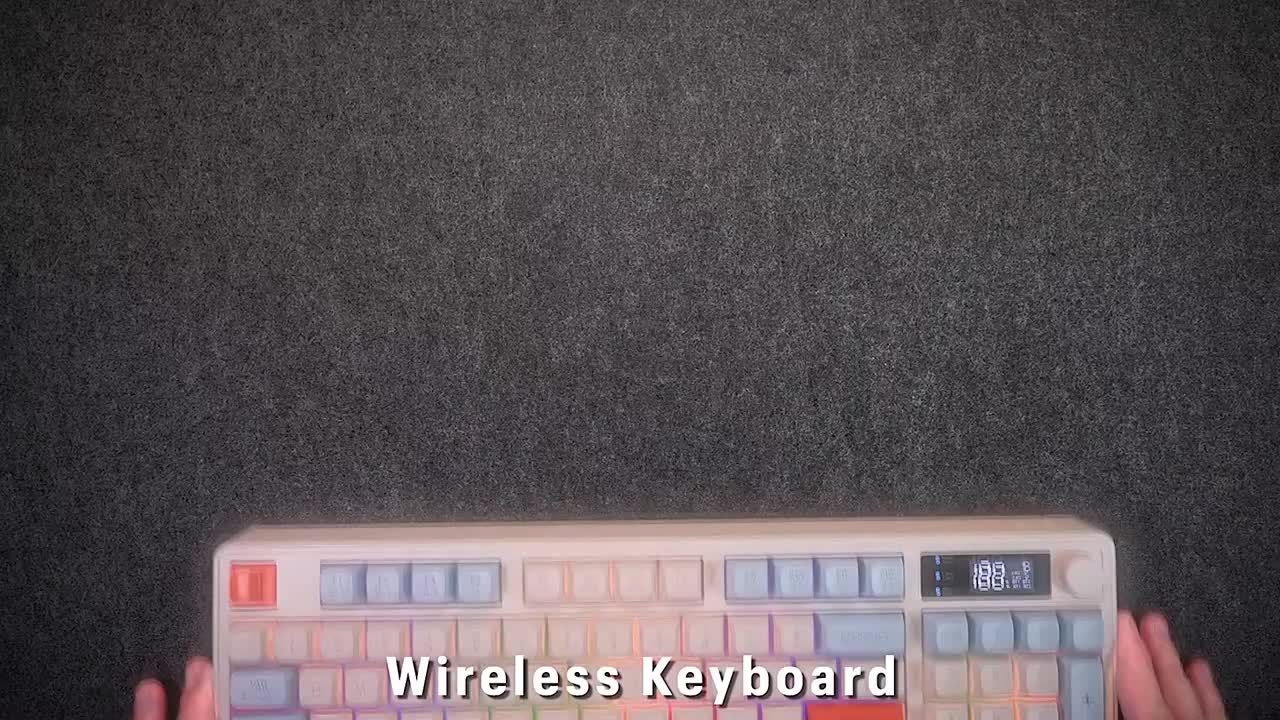 ATTACK SHARK X FREEWOLF M96 Dual Mode Wireless Gaming Keyboard with 2.4G & BT 5.0