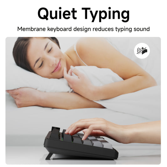 RGB Gaming Keyboard EWEADN V102 RGB Wired Gaming Keyboard - 99-Key Silent Mechanical-like Switches