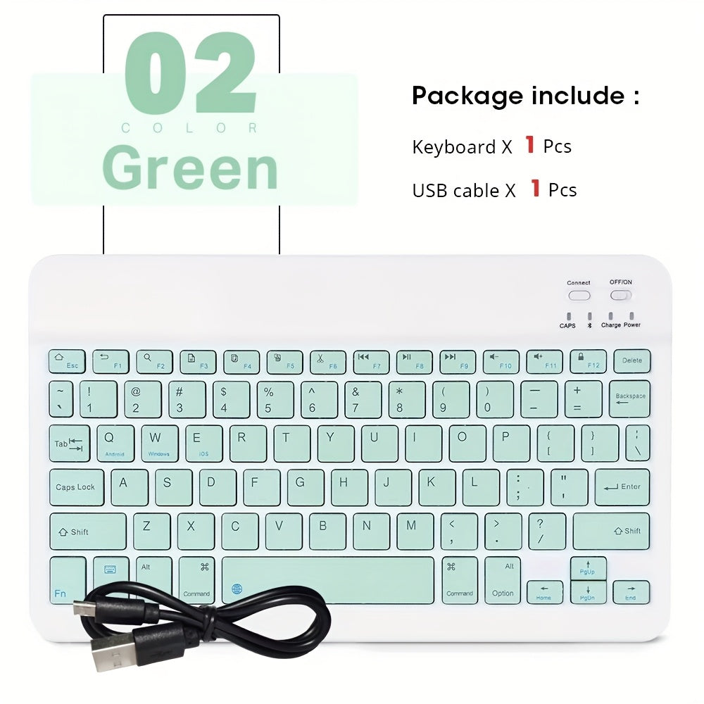 Ultra Thin Wireless Keyboard Portable Mini Keyboard Suitable for Tablets, Ipads, Mobile Phones